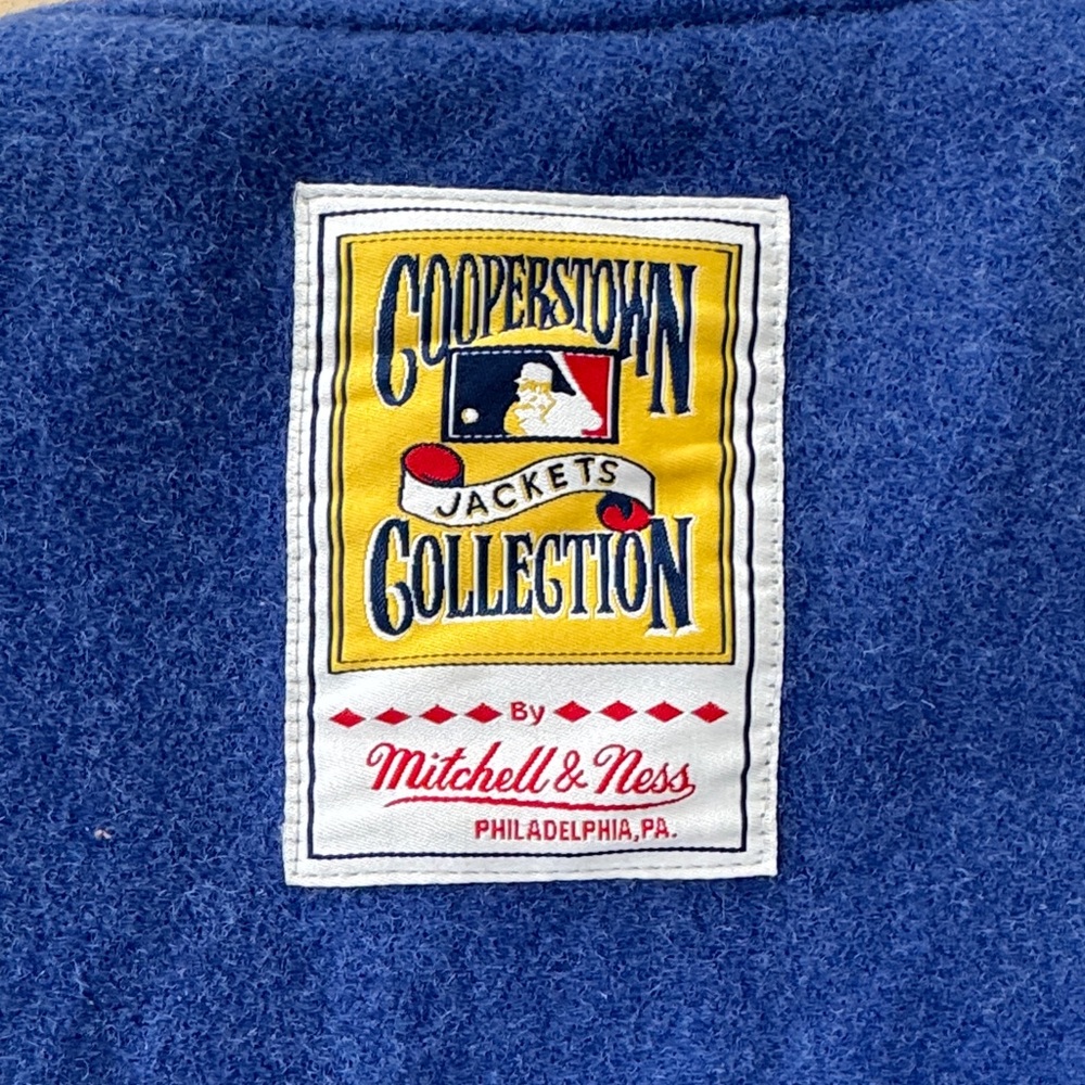 Mitchell & Ness NY Mets Cooperstown Collection Reversible Varsity Jacket - Picture 5 of 12